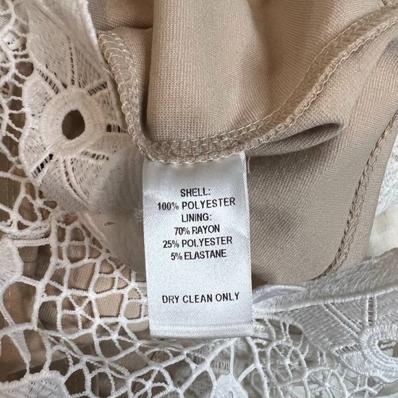Lulu's Sway Away White Crochet Lace Dress Size Small - Picture 11 of 11